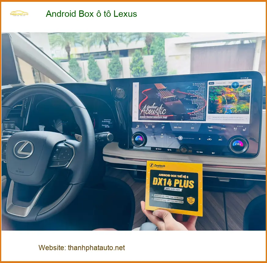 Anh Minh lắp Android Box ô tô Lexus Quận 5: Nâng cấp giải trí, dẫn đường ảnh thực tế 3