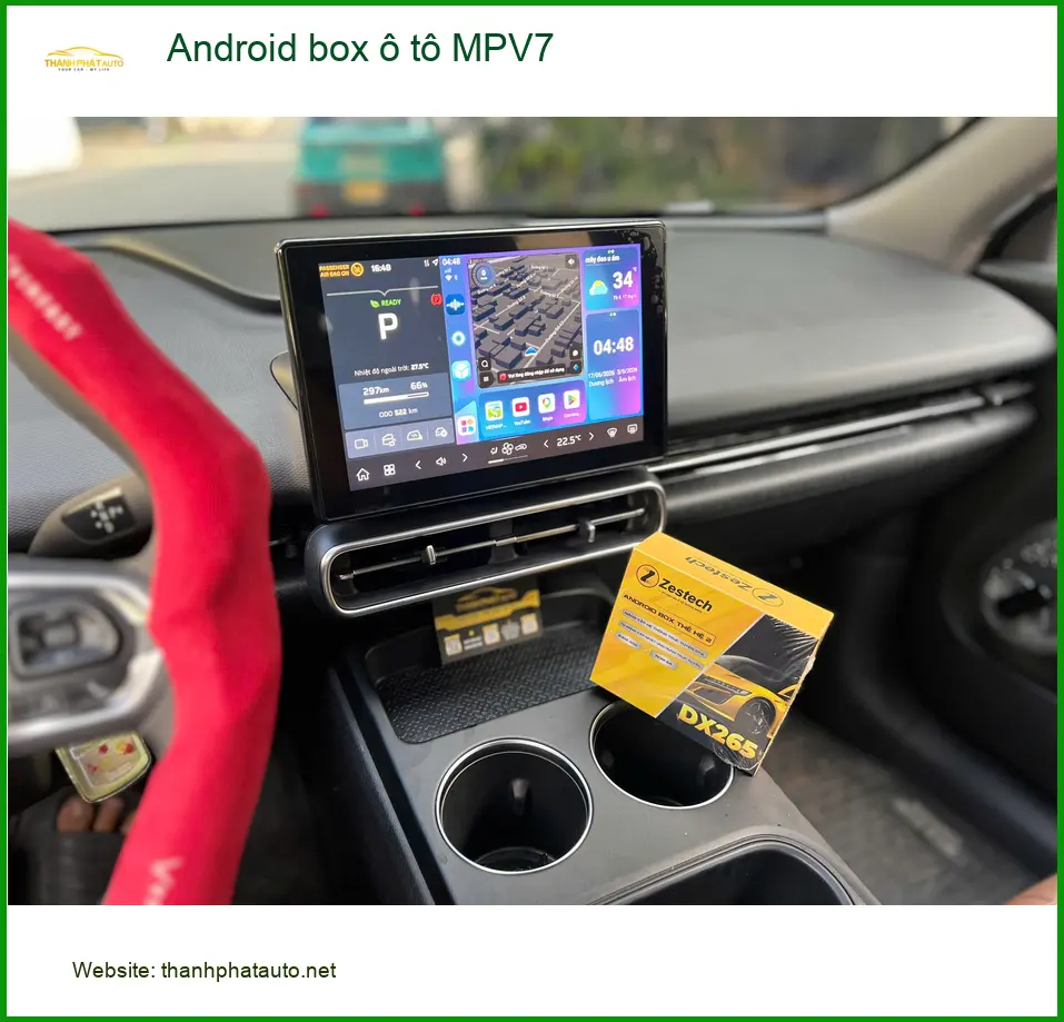 Chị Mai Anh lắp Android box ô tô MPV7 cho Hyundai Creta tại Thủ Đức ảnh thực tế 2
