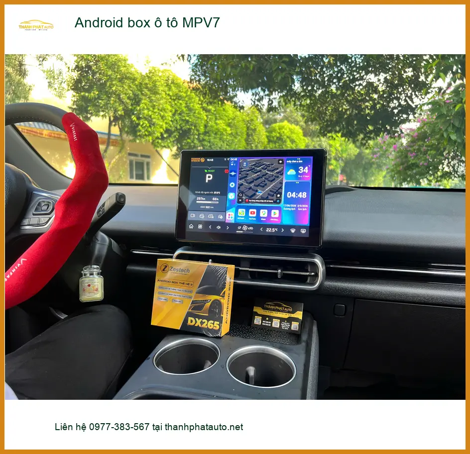 Chị Thảo lắp Android box MPV7 cho Honda CR-V tại Phú Nhuận nâng tầm giải trí xe
