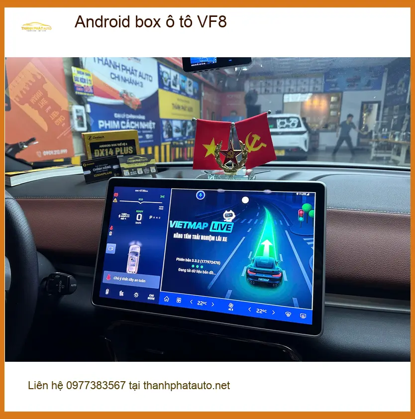 Anh Khang lắp Android Box ô tô VF8 tại Quận 9 để nâng tầm giải trí xe