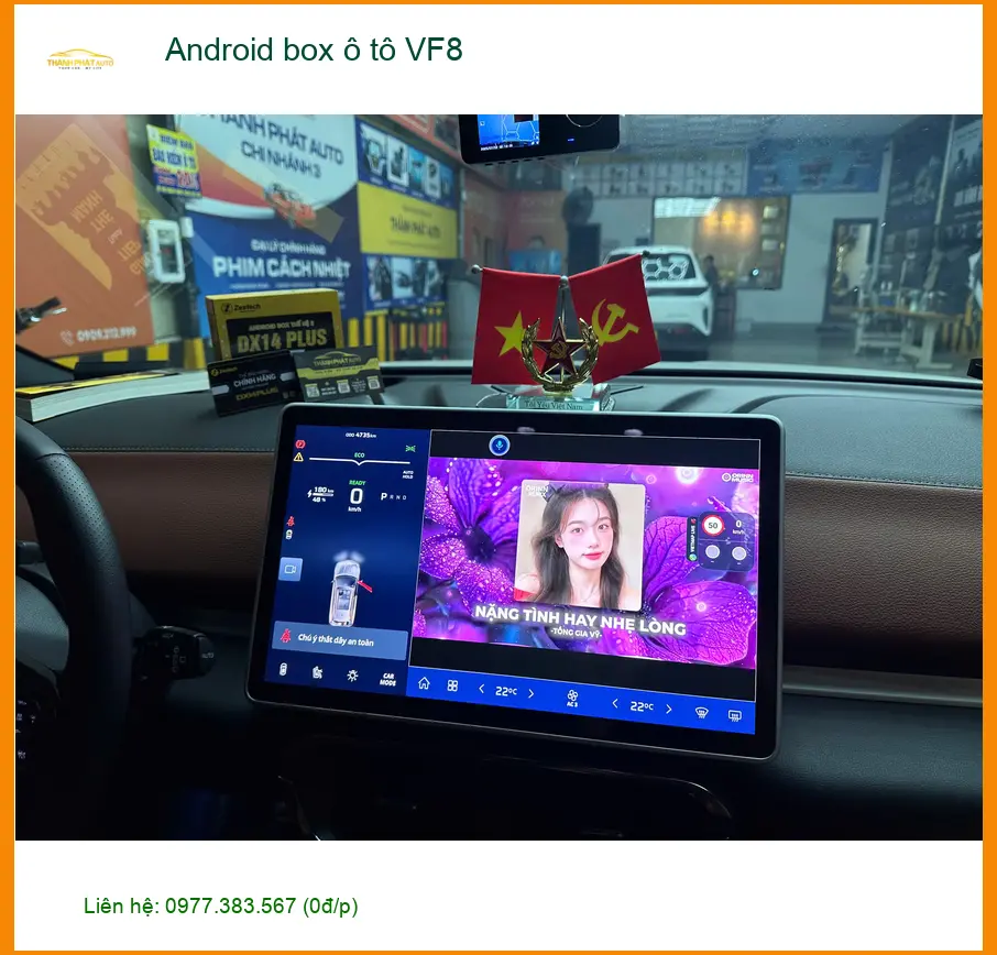 Anh Khang lắp Android Box ô tô VF8 tại Quận 9 để nâng tầm giải trí xe ảnh thực tế 3