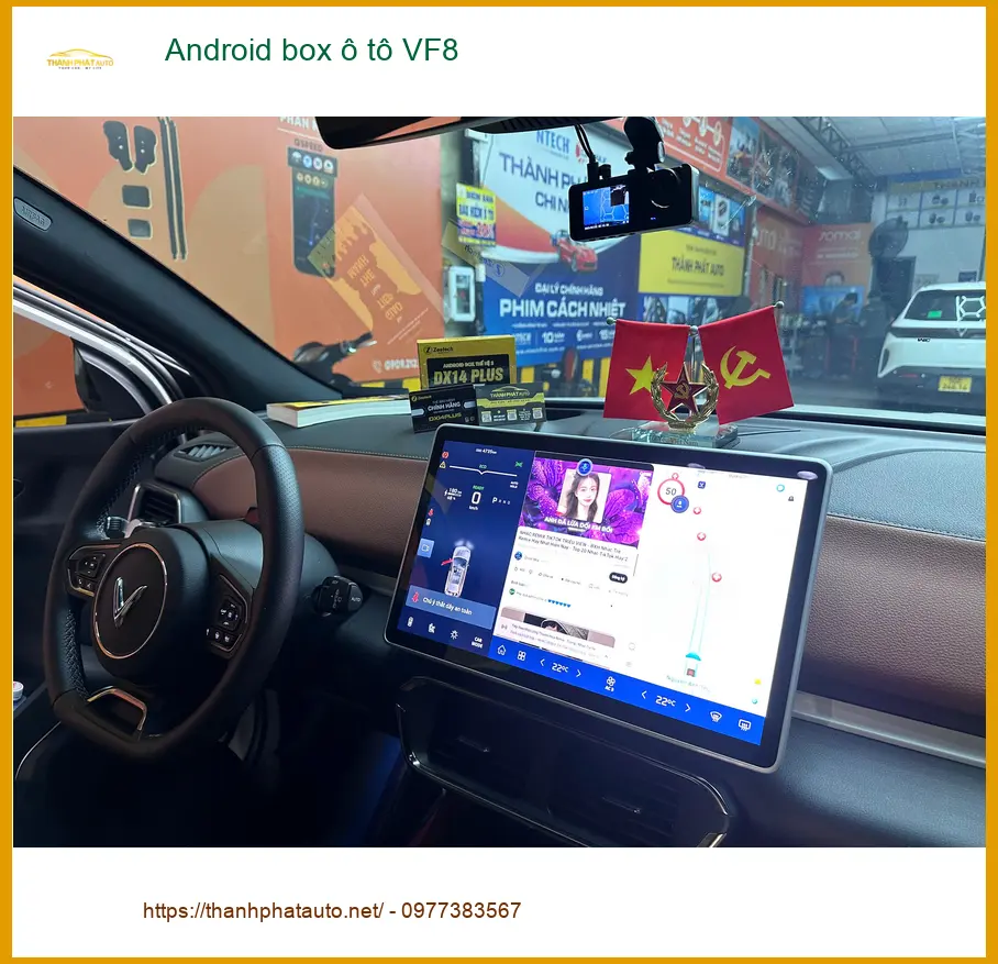 Anh Khang lắp Android Box ô tô VF8 tại Quận 9 để nâng tầm giải trí xe ảnh thực tế 4