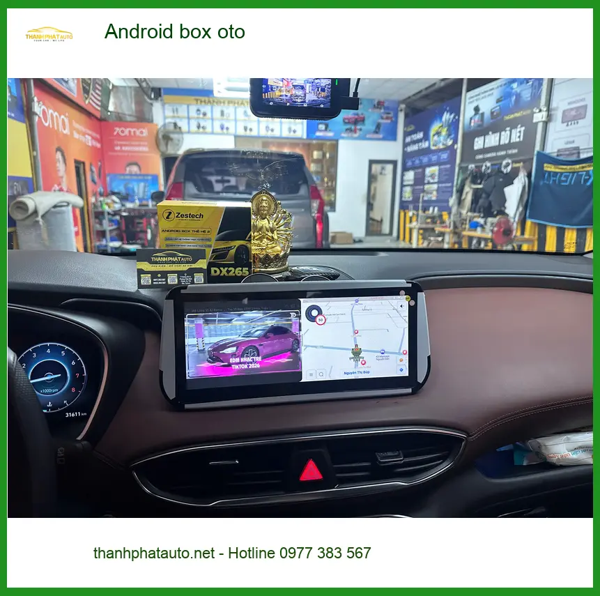 Anh Thắng lắp Android box oto cho Kia Sorento tại Quận 8 nâng cấp giải trí