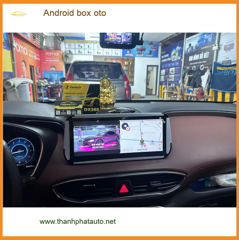 Anh Hưng lắp Android box oto cho VinFast Lux SA2.0 tại Quận 9 vì màn hình zin quá cũ kỹ