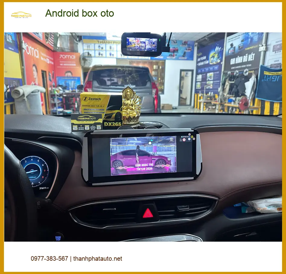 Anh Thắng lắp Android box oto cho Kia Sorento tại Quận 8 nâng cấp giải trí ảnh thực tế 3