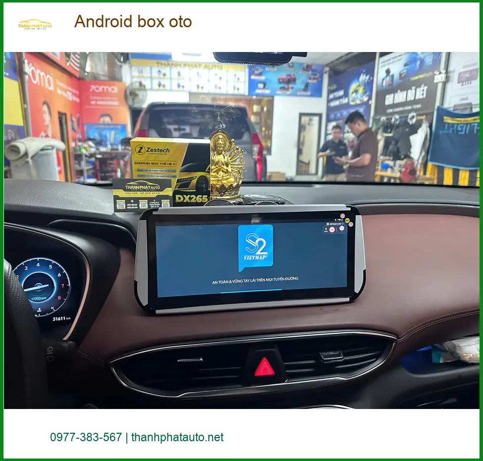 Anh Thắng lắp Android box oto cho Kia Sorento tại Quận 8 nâng cấp giải trí ảnh thực tế 4