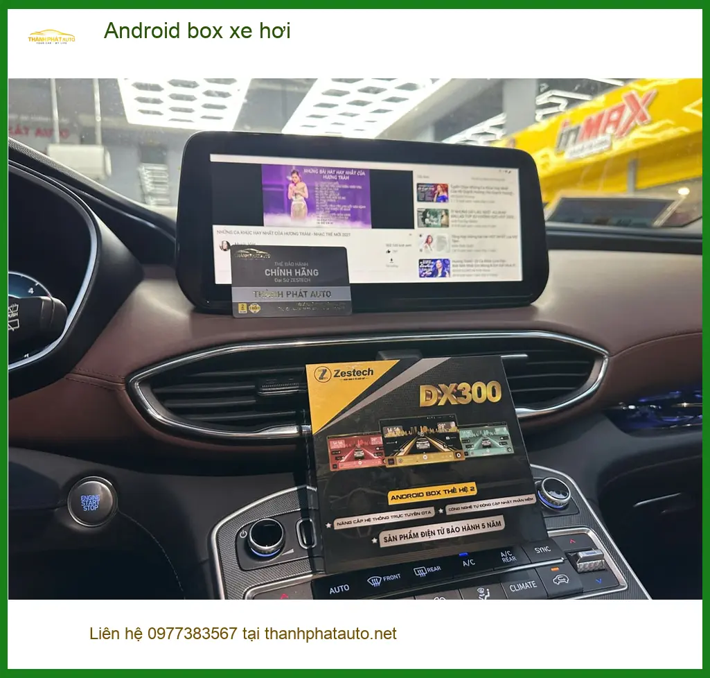 Anh Tuấn Kiệt lắp Android box xe hơi cho Mazda CX-5 tại Quận 2 để giải trí khi đợi khách ảnh thực tế 2
