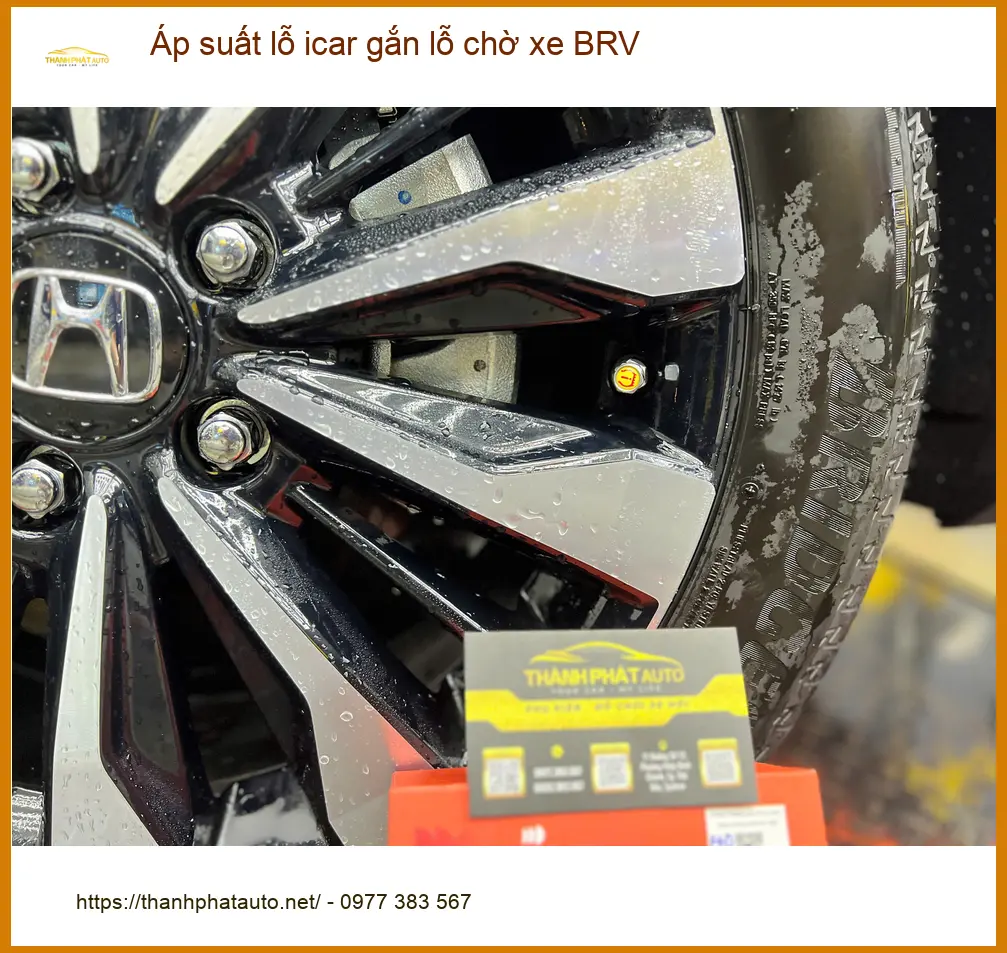 Anh Minh lắp cảm biến áp suất lốp iCar gắn lỗ chờ BRV tại Quận 12 ảnh thực tế 4