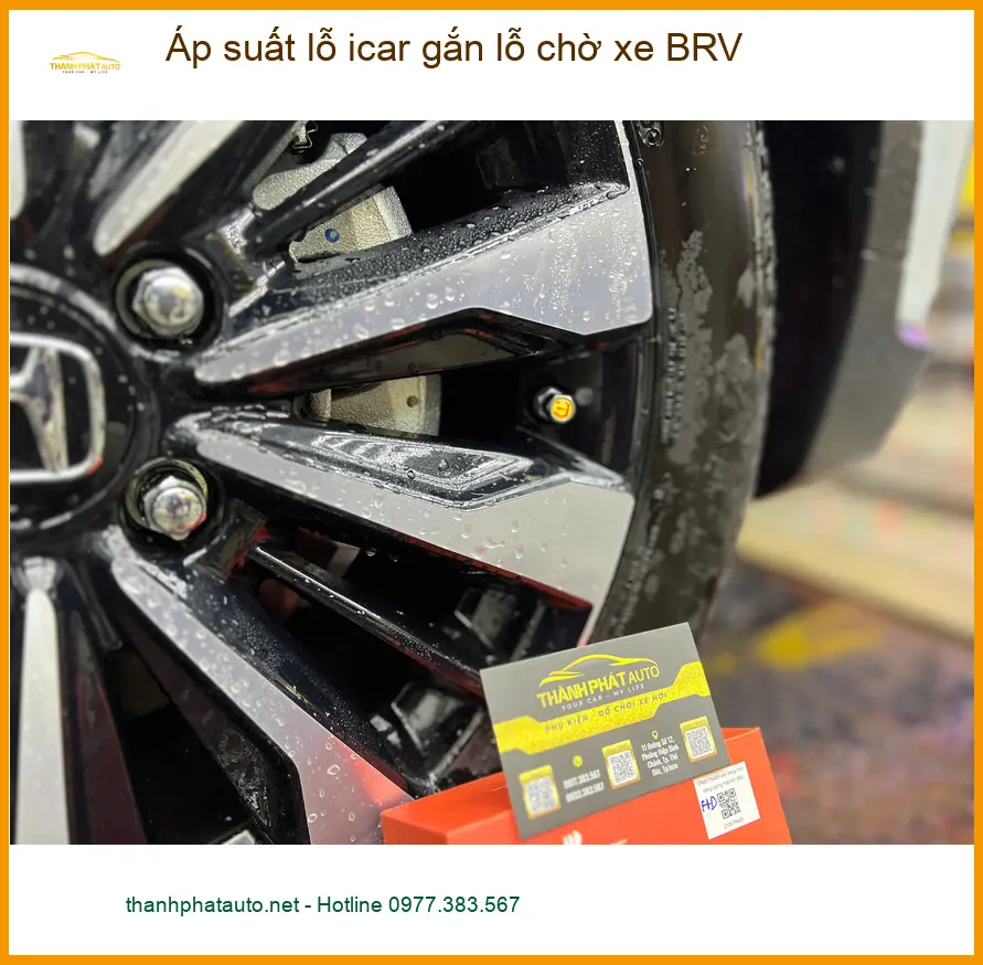 Anh Minh lắp cảm biến áp suất lốp iCar gắn lỗ chờ BRV tại Quận 12 ảnh thực tế 5