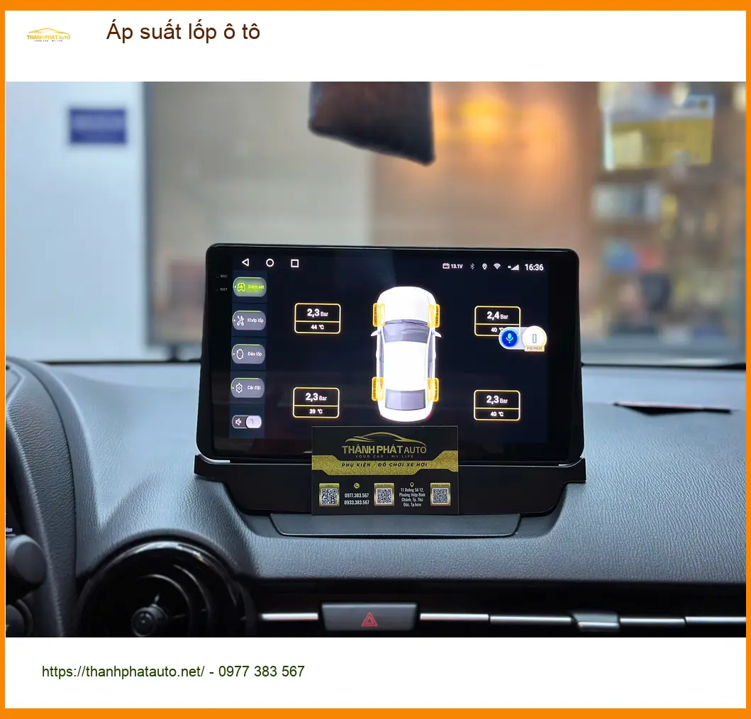 Bác Đạt lắp cảm biến áp suất lốp ô tô tại Quận 12 cho xe Hyundai Kona ảnh thực tế 2