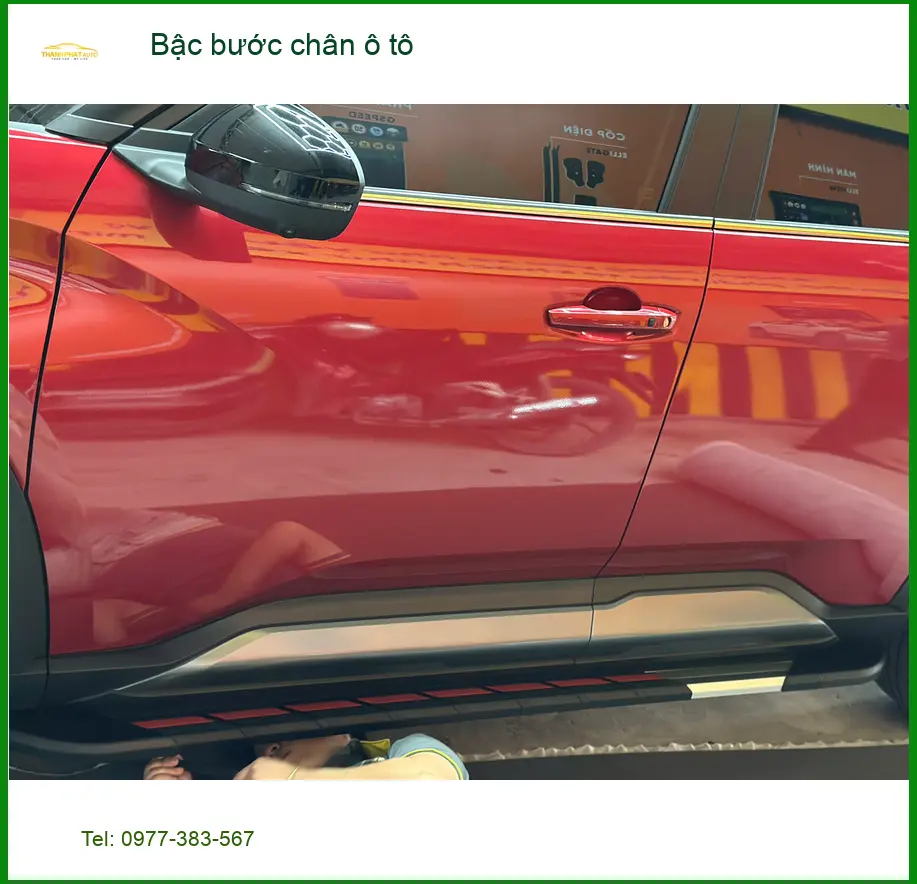 Anh Kiên lắp bậc bước chân ô tô cho Hyundai Creta tại Quận 9 để xe tiện nghi hơn