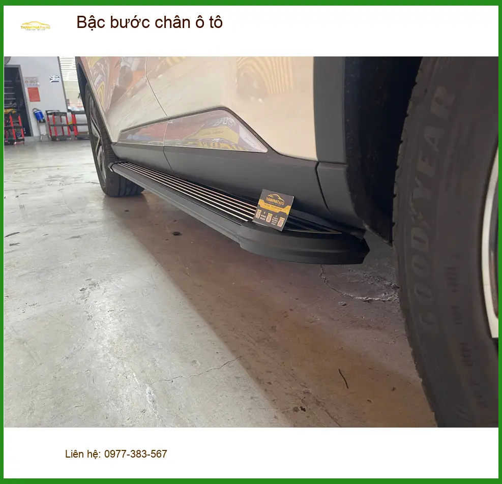 Anh Khải lắp bậc bước chân ô tô cho Honda CRV tại Quận Nhà Bè để tiện lên xuống xe ảnh thực tế 2