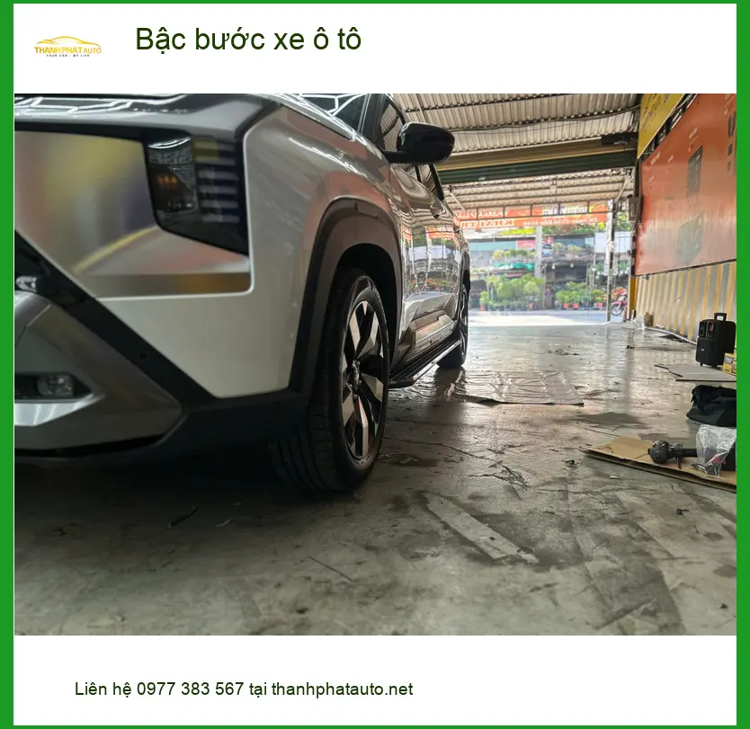 Chú Phiệt gắn bậc bước ô tô Hyundai Accent Quận 8 cho gia đình tiện lợi ảnh thực tế 2