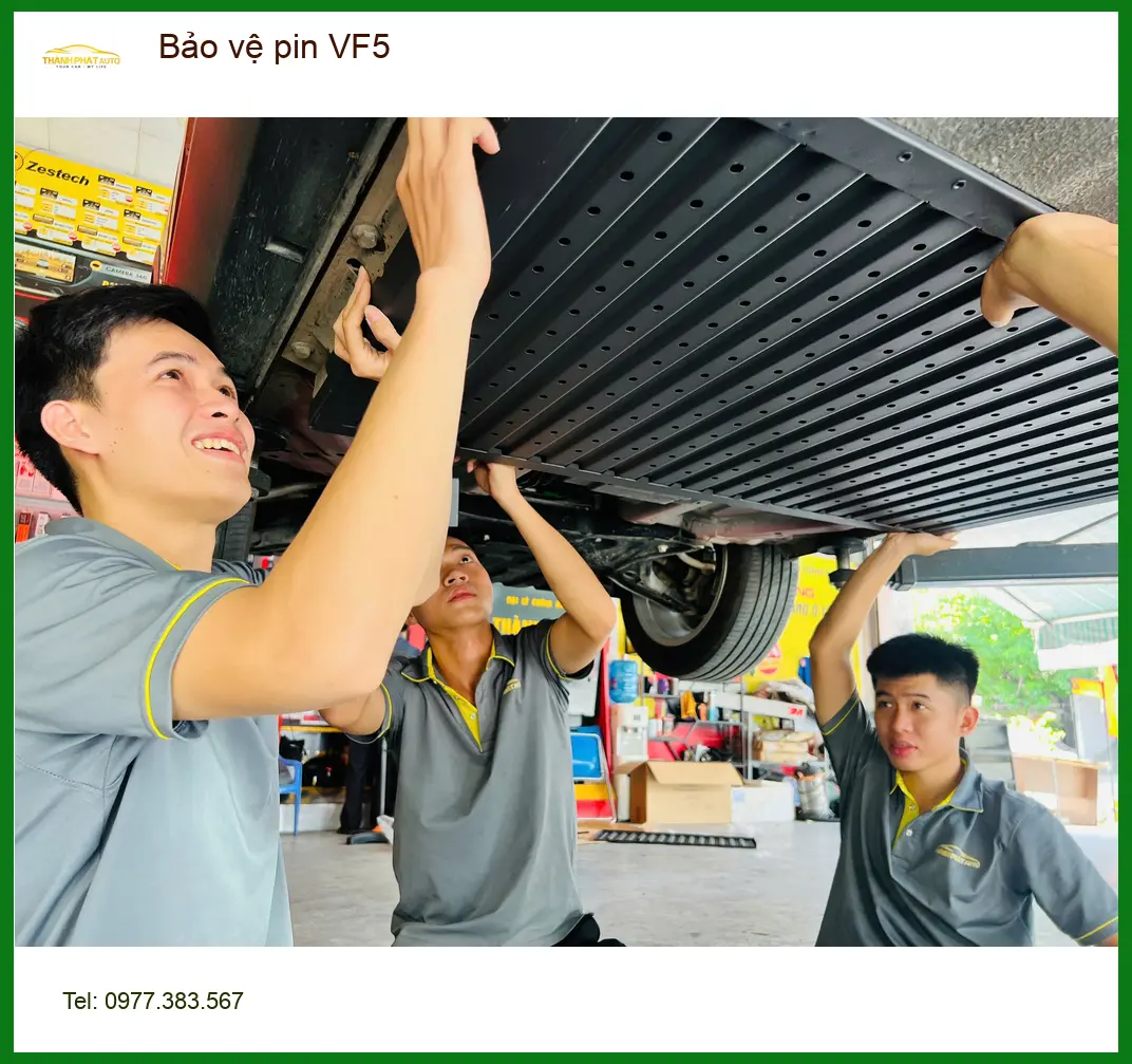 Chú Hưng cần giải pháp bảo vệ pin VinFast VF5 ở Quận Bình Thạnh ảnh thực tế 2