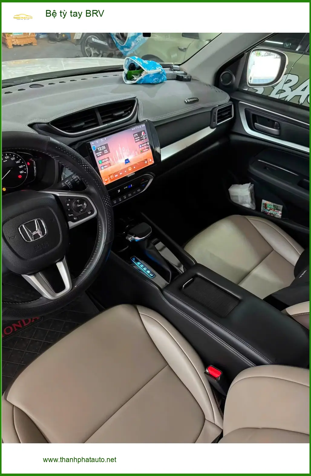 Anh Khải lắp Bệ tỳ tay BRV cho Honda BRV tại Quận Bình Tân để hành trình thoải mái ảnh thực tế 2