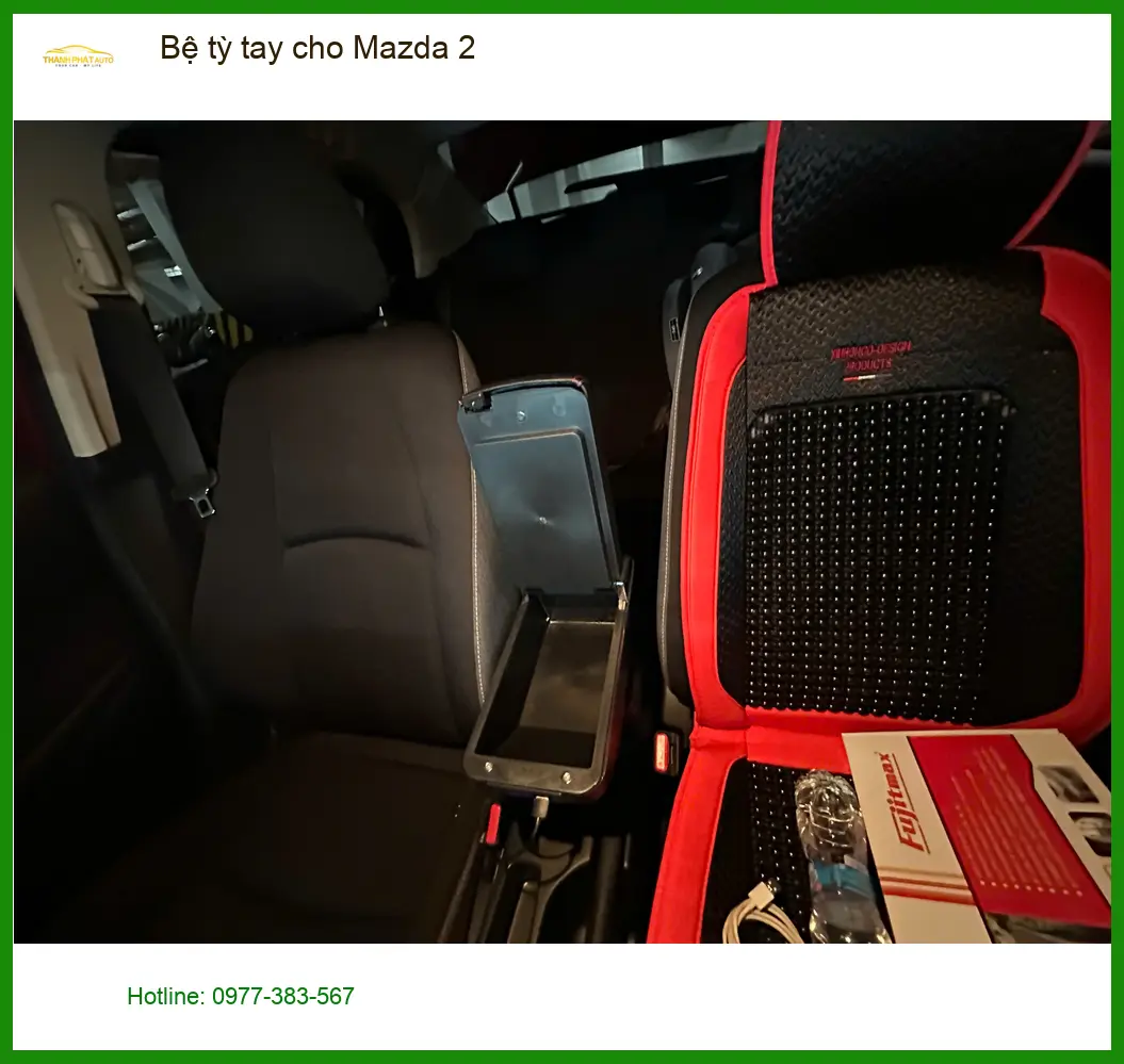 Anh Kiệt lắp bệ tỳ tay Mazda 2 tại Bình Chánh, tìm địa chỉ uy tín ảnh thực tế 3