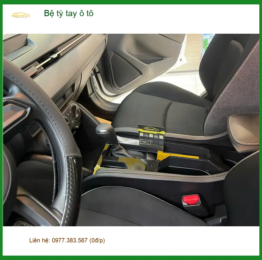 Anh Quang lắp bệ tỳ tay ô tô cho Hyundai Accent tại Củ Chi cho thoải mái hơn khi lái xe đường dài ảnh thực tế 4