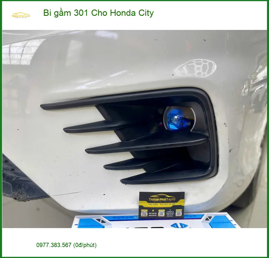 Chú Tấn nâng cấp bi gầm 301 cho Honda City Quận 11 tăng sáng hiệu quả. ảnh thực tế 2