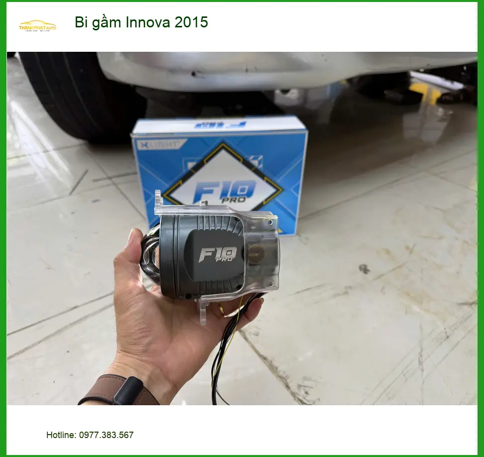 Anh Cường độ bi gầm Innova 2015 Quận 10 vì đèn zin quá tối khi đi đêm