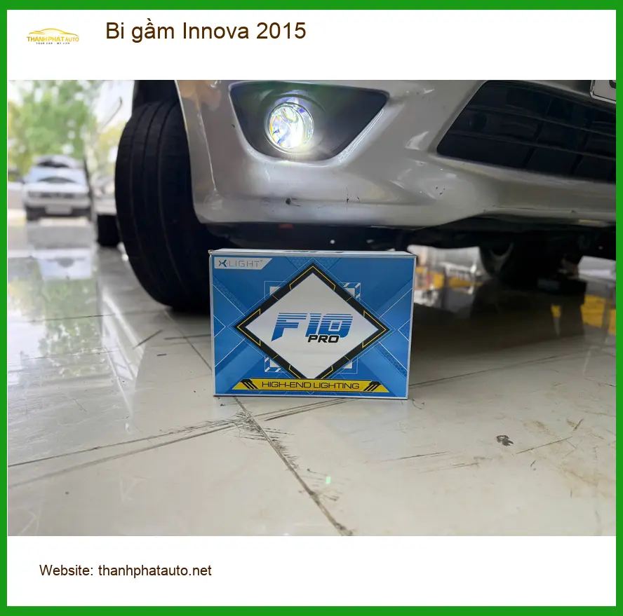 Anh Cường độ bi gầm Innova 2015 Quận 10 vì đèn zin quá tối khi đi đêm ảnh thực tế 2