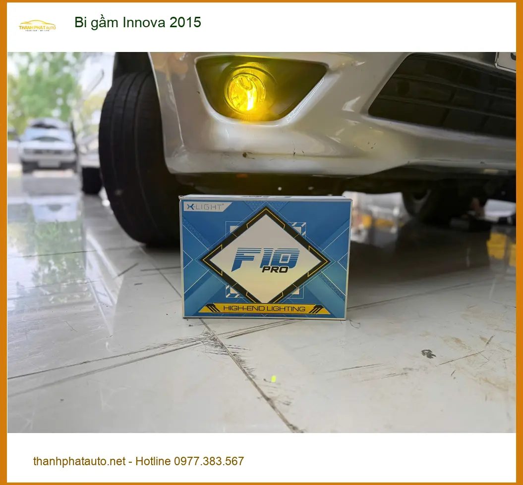 Anh Cường độ bi gầm Innova 2015 Quận 10 vì đèn zin quá tối khi đi đêm ảnh thực tế 5
