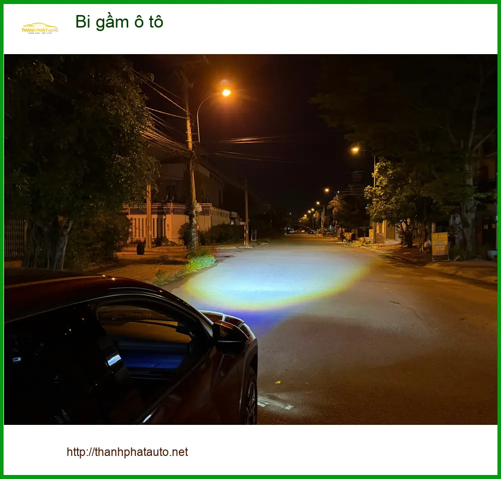 Anh Kiên độ bi gầm ô tô cho Hyundai Creta ở Quận 12 tăng tầm nhìn đêm