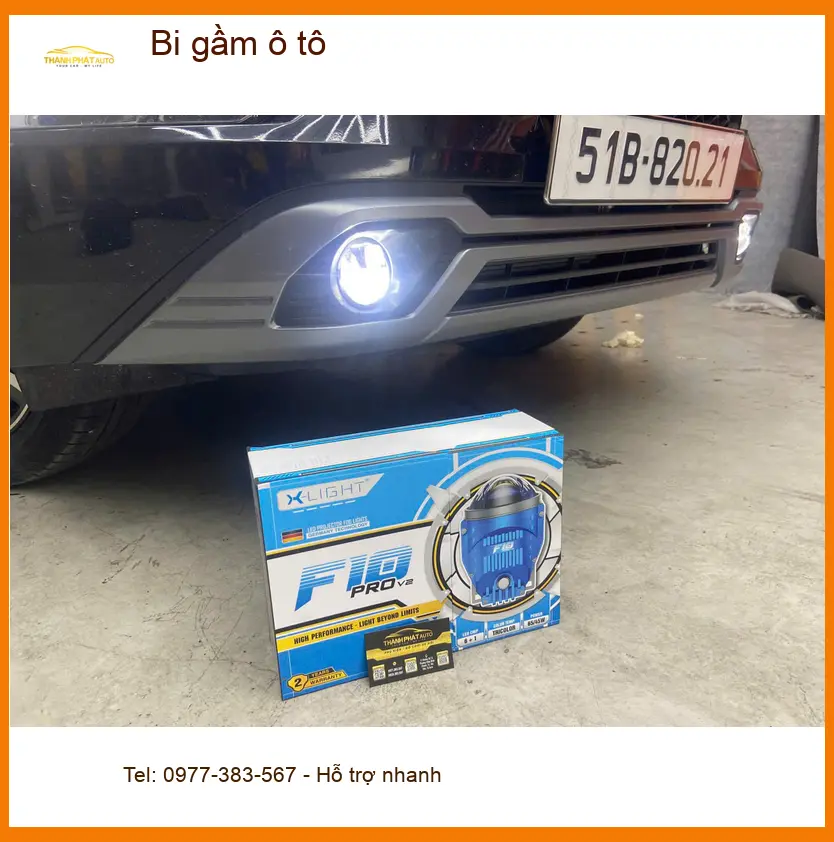 Anh Minh lắp bi gầm ô tô cho Hyundai Accent tại Thủ Đức vì đèn yếu ảnh thực tế 2