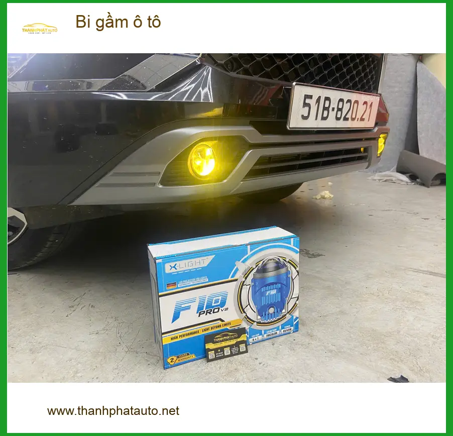 Anh Minh lắp bi gầm ô tô cho Hyundai Accent tại Thủ Đức vì đèn yếu ảnh thực tế 4