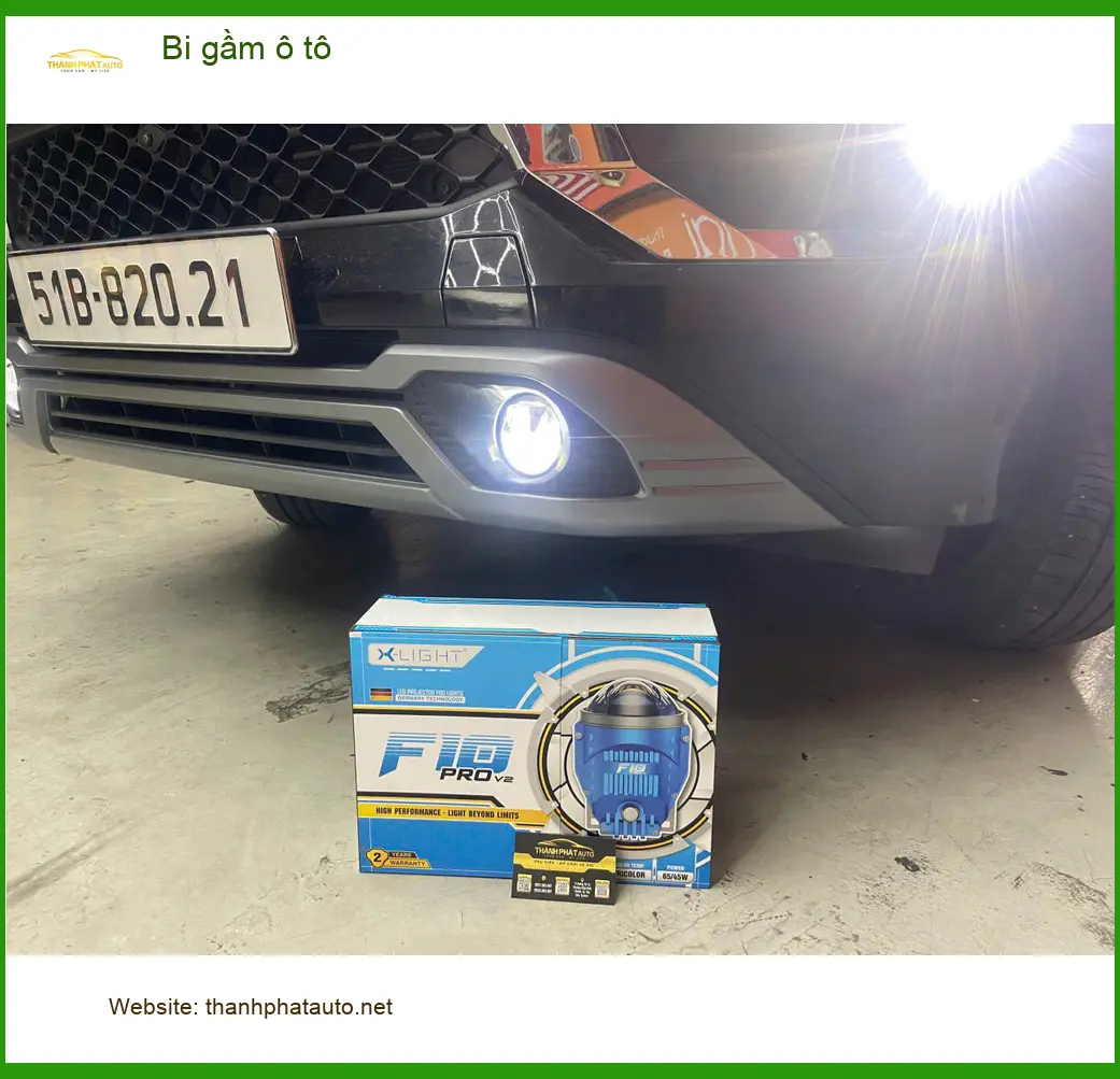 Anh Minh lắp bi gầm ô tô cho Hyundai Accent tại Thủ Đức vì đèn yếu ảnh thực tế 5