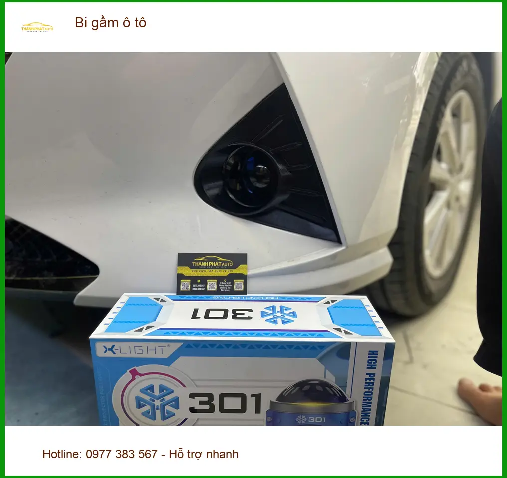 Anh Dũng độ bi gầm ô tô Toyota Raize tại Quận 9 vì đèn xe yếu khi đi đường tối. ảnh thực tế 3