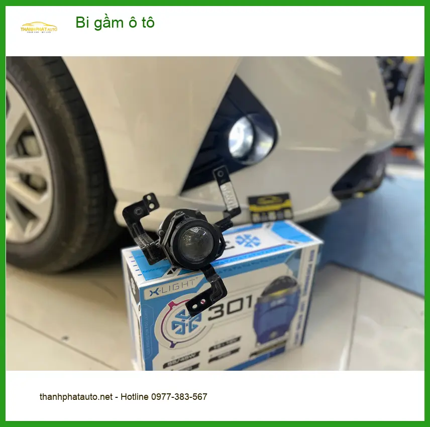 Anh Thắng độ bi gầm ô tô cho Ford Everest tại Quận Thủ Đức vì đèn zin yếu ảnh thực tế 5