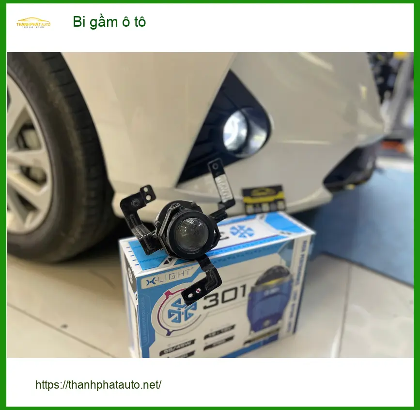 Anh Khải độ bi gầm ô tô cho Hyundai Creta tại Tân Phú vì đèn zin kém ảnh thực tế 4