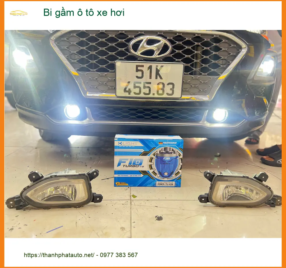 Anh Minh độ bi gầm Mitsubishi Attrage Quận 12 để cải thiện ánh sáng tối ưu ảnh thực tế 4