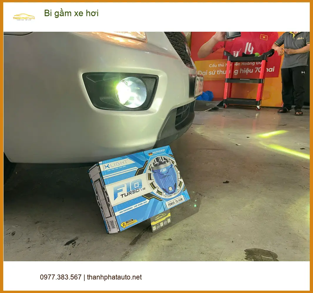 Anh Minh nâng cấp bi gầm Honda CRV tại Quận 11, giải quyết nỗi lo đường tối ảnh thực tế 4