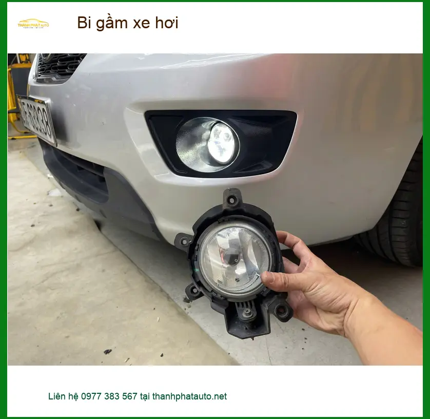Chú Đạt nâng cấp bi gầm xe hơi Mazda CX-5 tại Quận Bình Thạnh vì đèn zin yếu ảnh thực tế 3