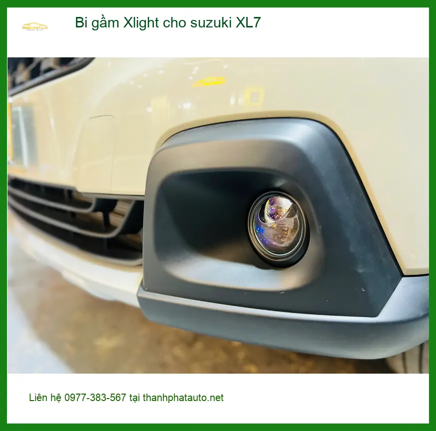 Anh Khải lắp Bi gầm Xlight cho Suzuki XL7 tại Quận 6 vì đèn zin mờ khi đi đêm