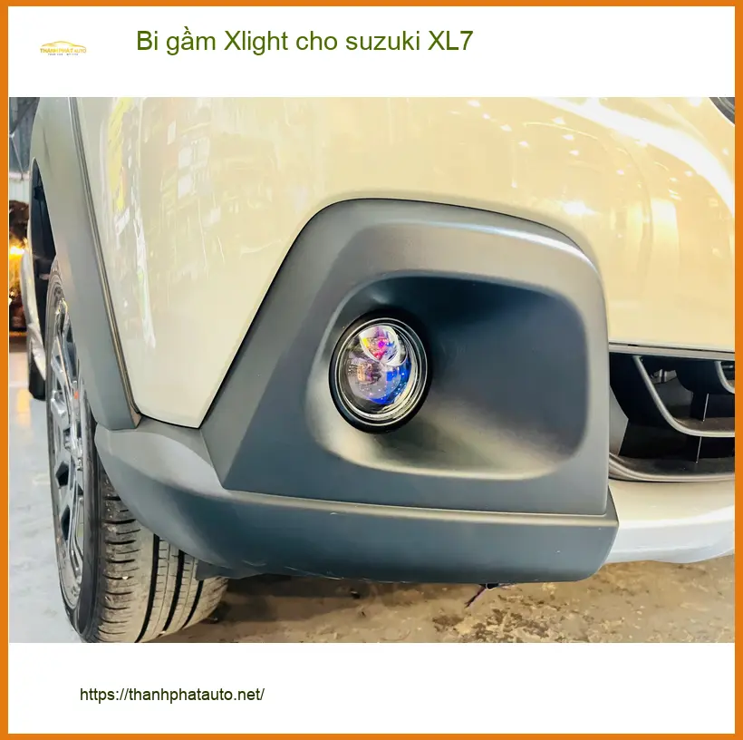 Anh Khải lắp Bi gầm Xlight cho Suzuki XL7 tại Quận 6 vì đèn zin mờ khi đi đêm ảnh thực tế 2