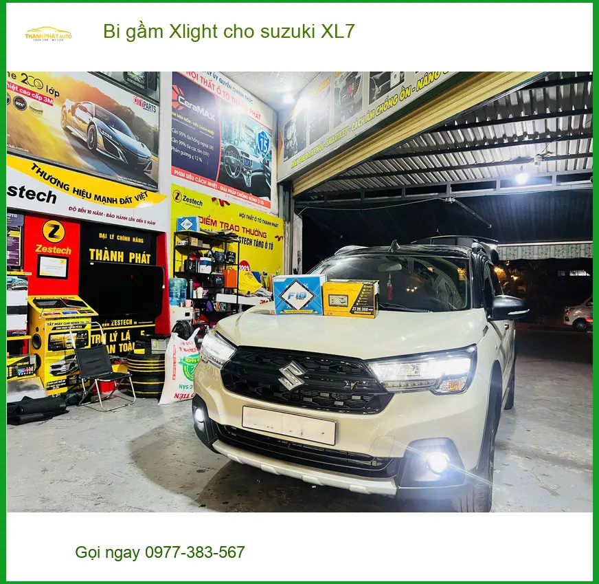 Anh Tuấn Kiệt độ bi gầm Xlight cho Suzuki XL7 Quận 8 vì thường xuyên đi đường tối