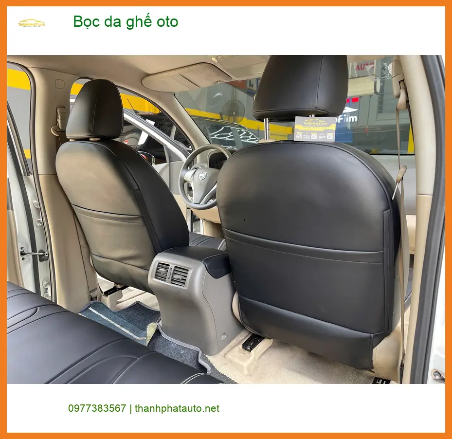 Anh Tấn bọc da ghế oto Hyundai Elantra tại Quận Thủ Đức để xe thêm sang trọng ảnh thực tế 4