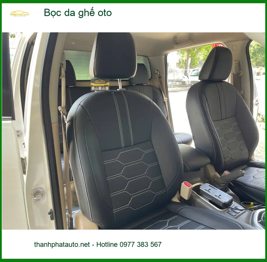 Anh Quang bọc da ghế oto Hyundai Elantra để nội thất sang trọng hơn tại Quận 10 ảnh thực tế 3