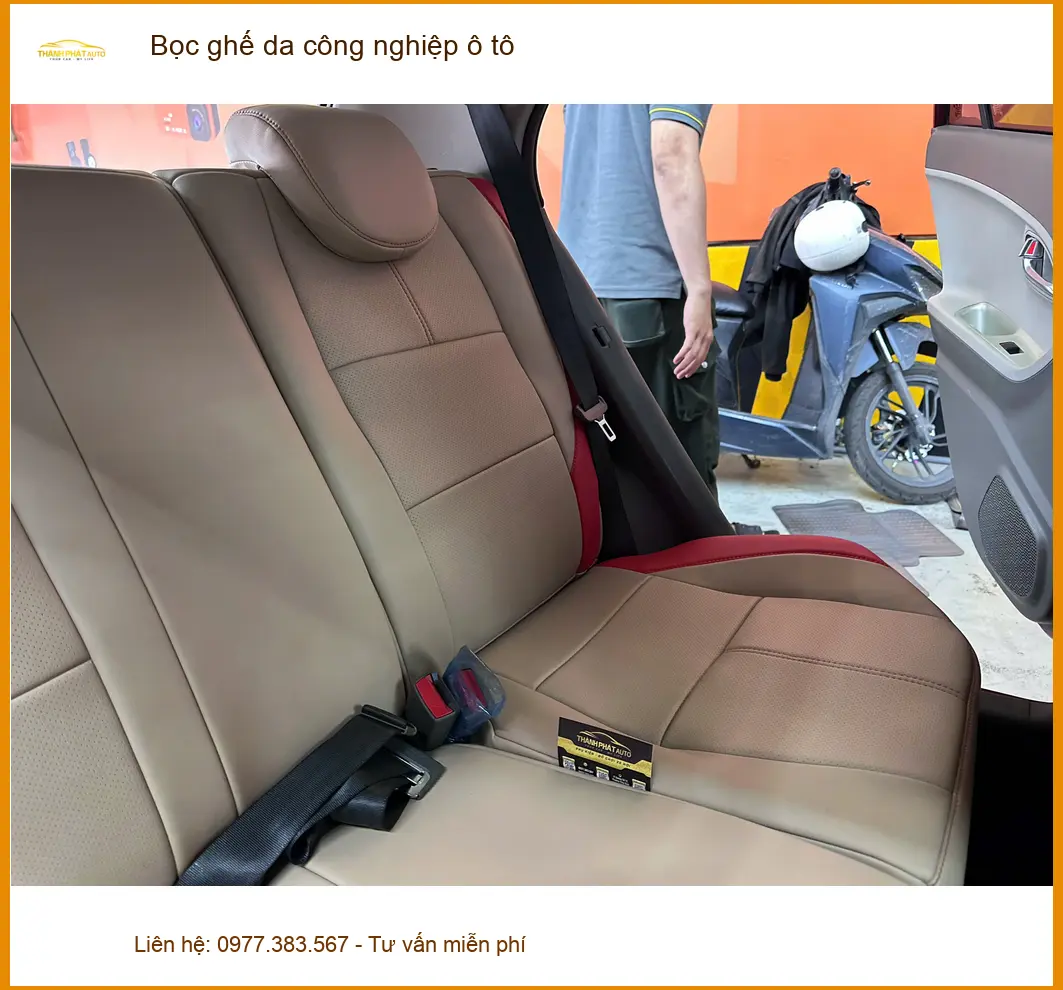 Anh Kiên bọc ghế da công nghiệp Hyundai Creta tại Thủ Đức để nội thất bền đẹp ảnh thực tế 2