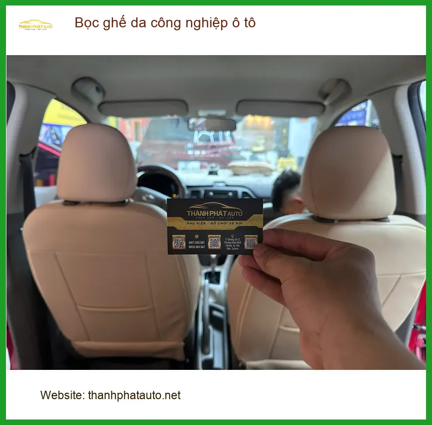 Anh Kiên bọc ghế da công nghiệp Hyundai Creta tại Thủ Đức để nội thất bền đẹp ảnh thực tế 4