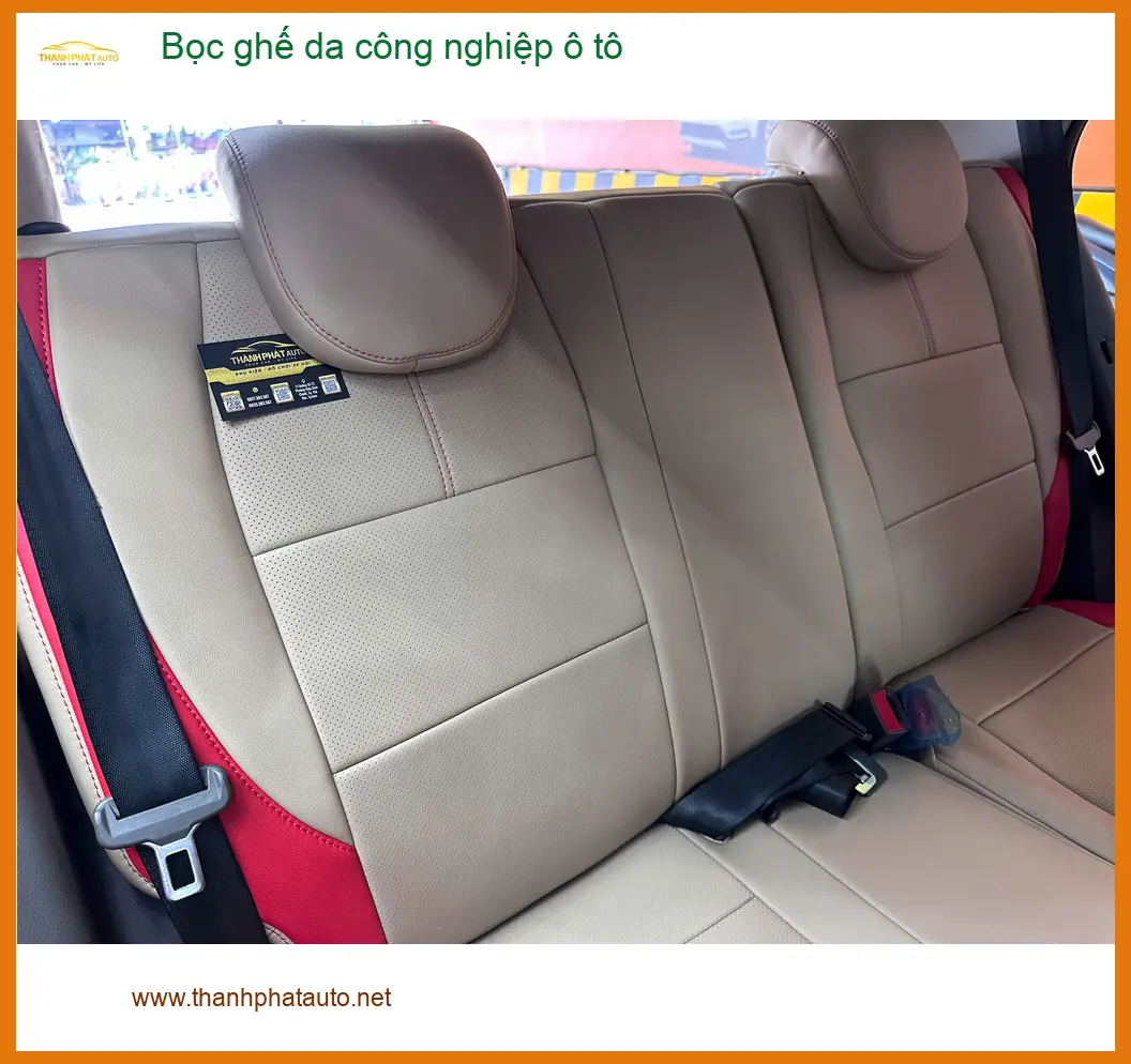 Anh Khải bọc ghế da công nghiệp ô tô Hyundai Accent Quận 1 cho nội thất bền đẹp ảnh thực tế 3