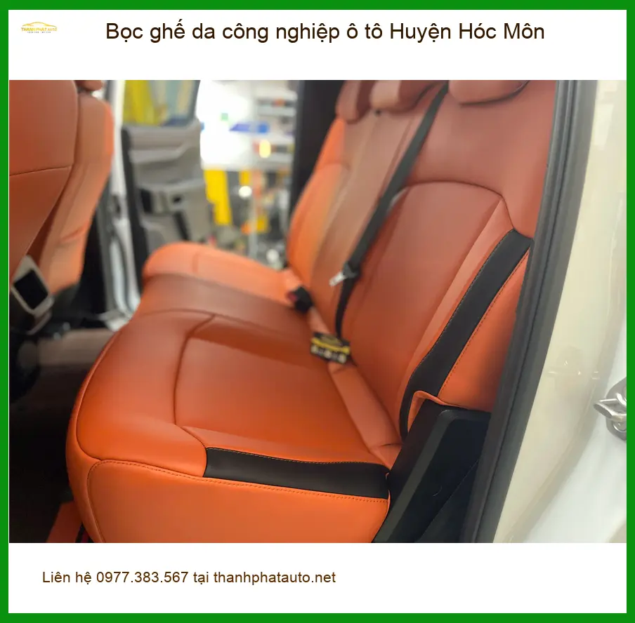Địa Chỉ Bọc Ghế Da ghế da công nghiệp ô tô Huyện Hóc Môn - Lắp Đặt Uy Tín TPHCM