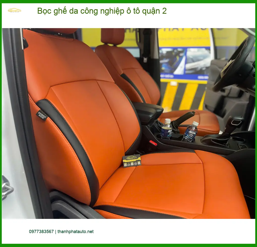 Cửa Hàng May Bọc Ghế Da ghế da công nghiệp ô tô quận 2 - Thi Công Chuyên Nghiệp ảnh thực tế 3