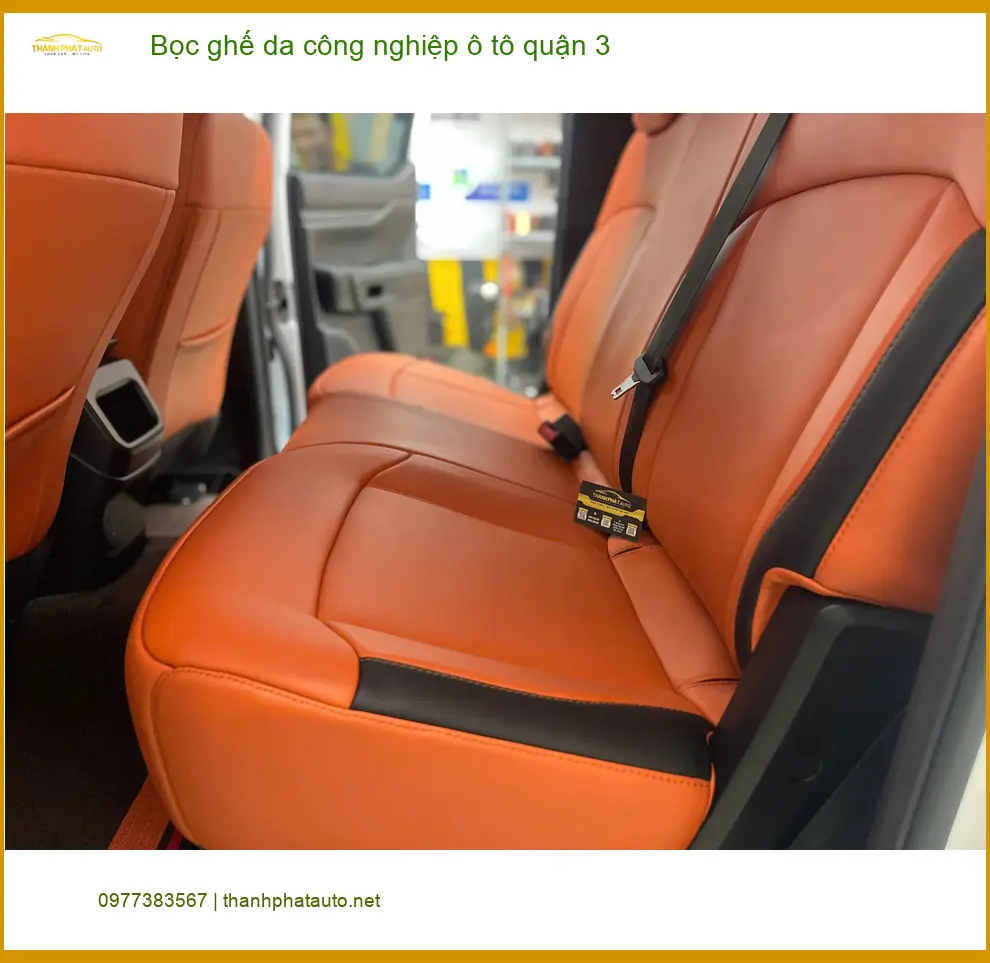 Cửa Hàng May Bọc Ghế Da ghế da công nghiệp ô tô quận 3 - Thi Công Chuyên Nghiệp ảnh thực tế 2