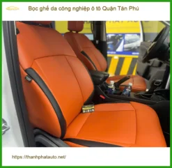 Địa Chỉ May Bọc Ghế Da ghế da công nghiệp ô tô Quận Tân Phú - Lắp Đặt Uy Tín TPHCM