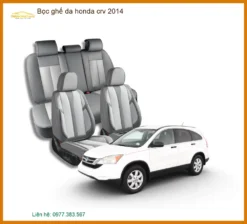 Bộ Bọc Ghế Da Honda CRV 2014 - Địa Chỉ Lắp Đặt Uy Tín TPHCM