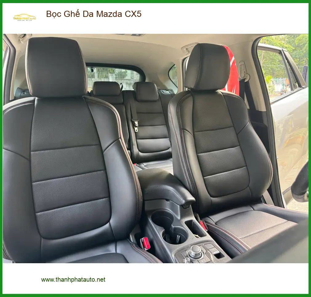 Anh Lâm bọc ghế da Mazda CX5 tại Hóc Môn để nâng tầm không gian nội thất ảnh thực tế 2