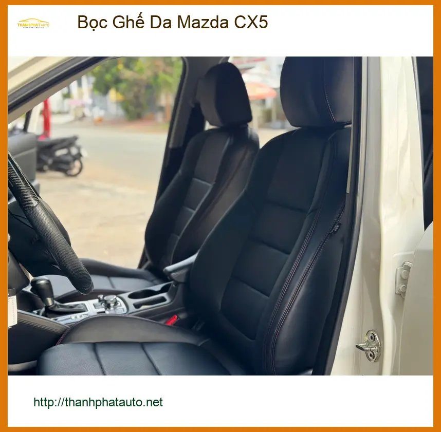 Anh Kiên bọc ghế da Mazda CX5 tại Quận Tân Phú để nội thất sang trọng hơn ảnh thực tế 2